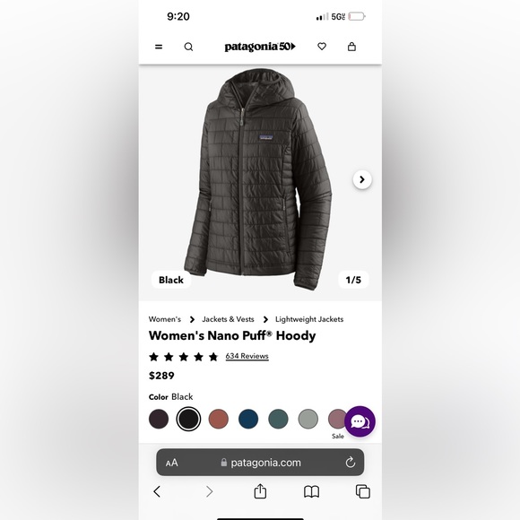 COPY - PATAGONIA nano puffer jacket w/ hood - Picture 9 of 9